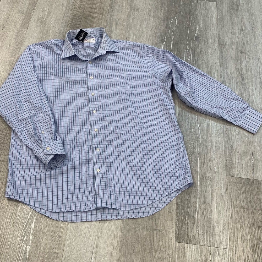 Lorenzo Uomo Men’s Dress Shirt.  Size- Chest:34-35, Neck:18.5